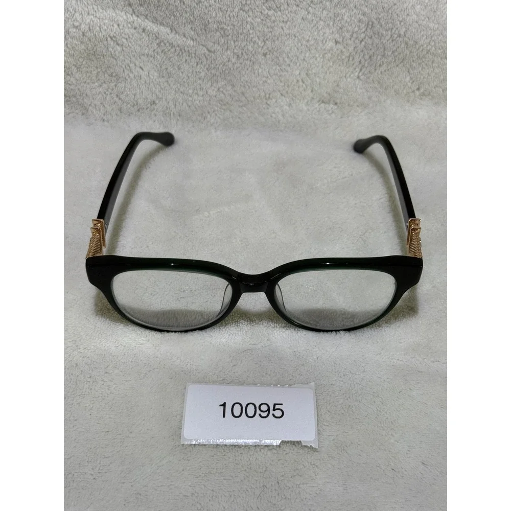 Chopard Eyeglasses Women OS Black Happy Heart Mesh Luxury Frames 80/80